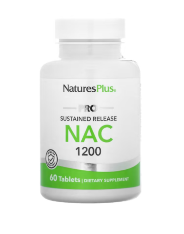 NaturesPlus, Pro NAC 1200, Sustained Release , 60 Tablets