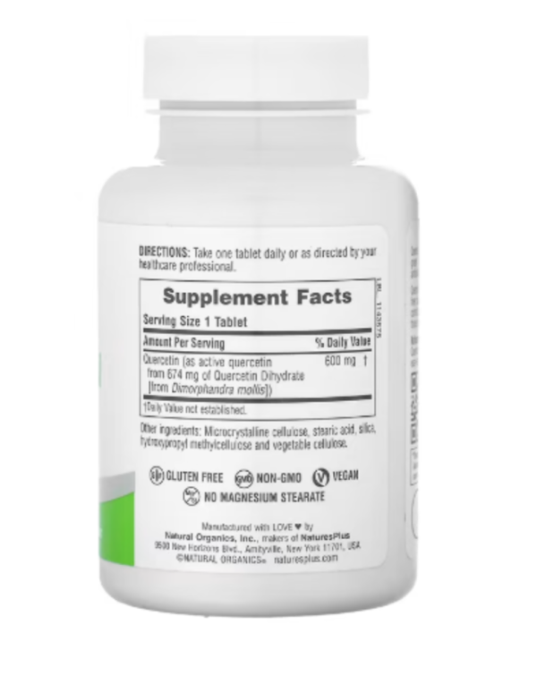 NaturesPlus, Pro Quercetin 600, 60 Tablets
