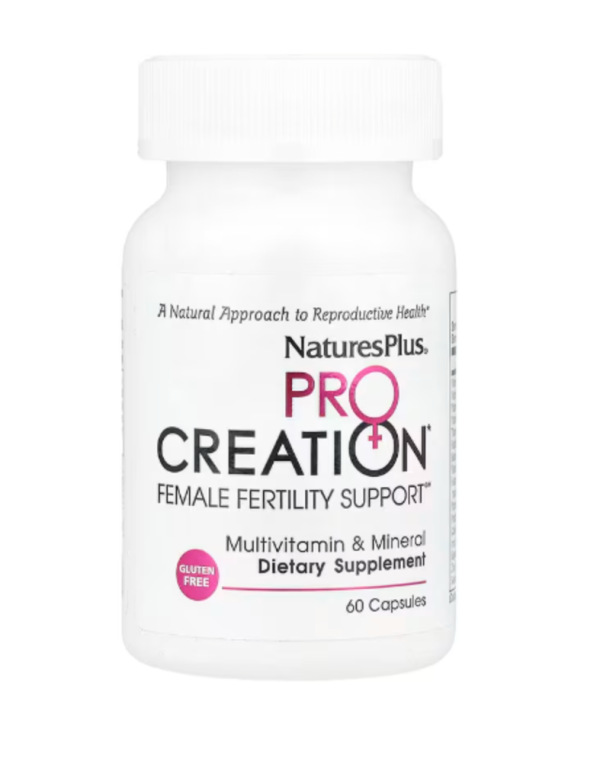 NaturesPlus, ProCreation, Female Fertility Support, 60 Capsules