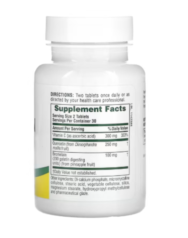NaturesPlus, Quercetin Plus, 60 Tablets