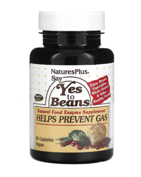 NaturesPlus, Say Yes to Beans, 60 Vegan Capsules