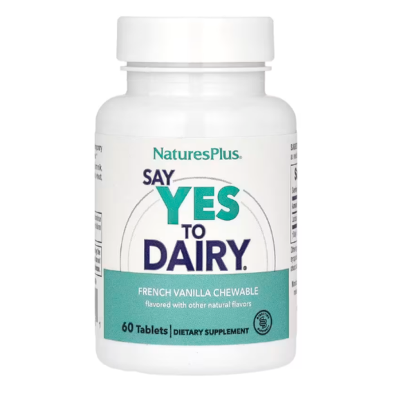 NaturesPlus, Say Yes to Dairy, French Vanilla, 60 Tablets