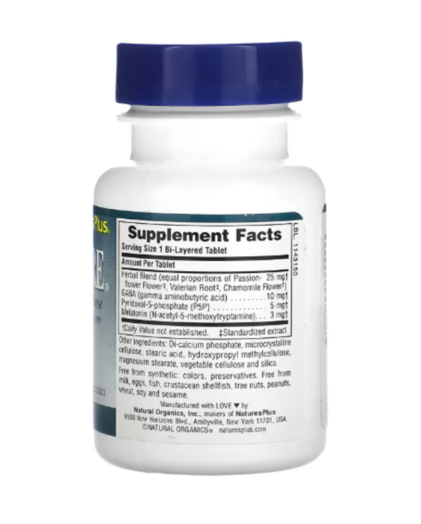 NaturesPlus, Sleep Assure, 60 Bi-Layered Tablets