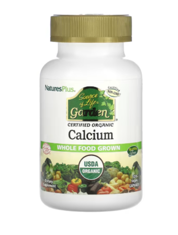 NaturesPlus, Source of Life, Garden, Calcium, 120 Vegan Capsules