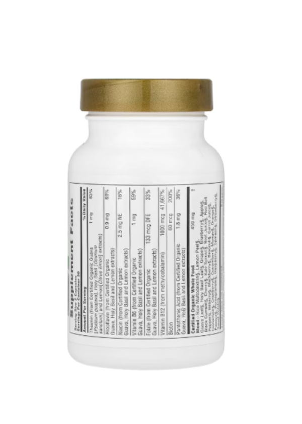 NaturesPlus, Source of Life® Garden, Certified Organic Vitamin B12, 60 Vegan Capsules