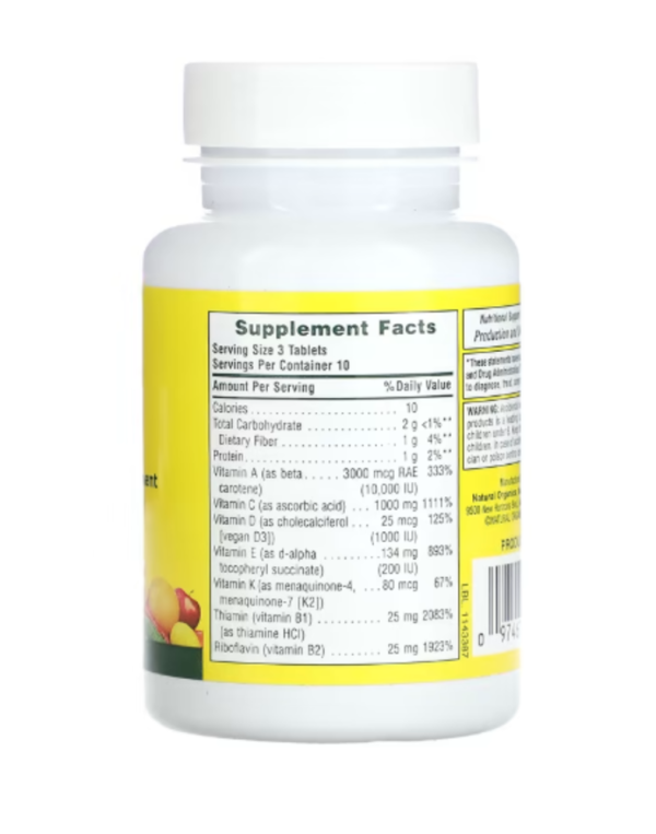 NaturesPlus, Source of Life, Multi-Vitamin & Mineral Supplement, 30 Tablets