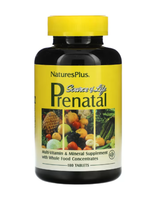 NaturesPlus, Source of Life, Prenatal, 180 Tablets