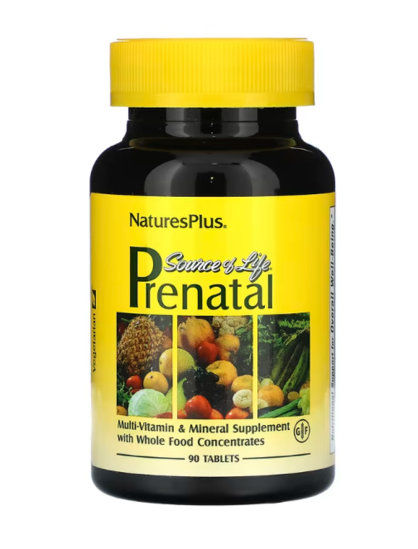 NaturesPlus, Source of Life Prenatal, 90 Tablets