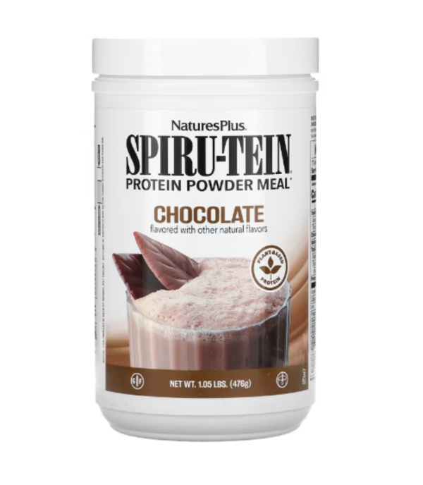 NaturesPlus, Spiru-Tein, Protein Powder Meal, Chocolate, 1.05 lbs (476 g)