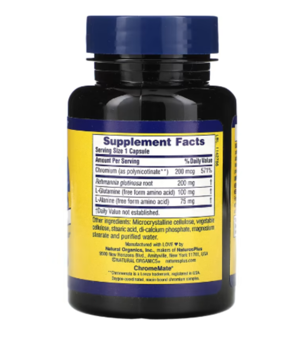 NaturesPlus, Sugar Control, Dieter's Companion, 60 Capsules