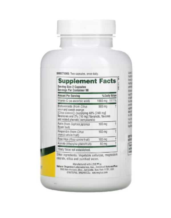NaturesPlus, Super C Complex, 180 Capsules