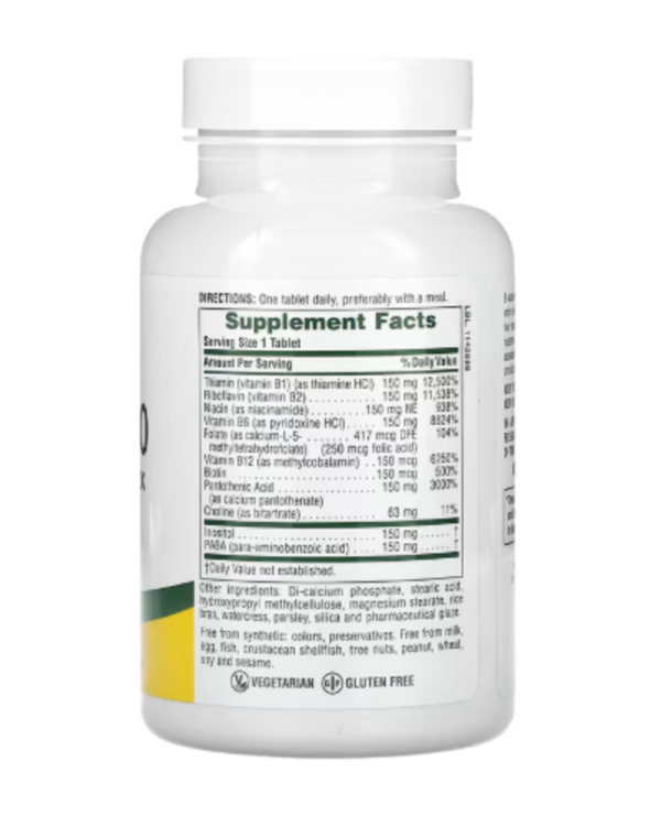 NaturesPlus, Sustained Release Mega B-150, 60 Tablets