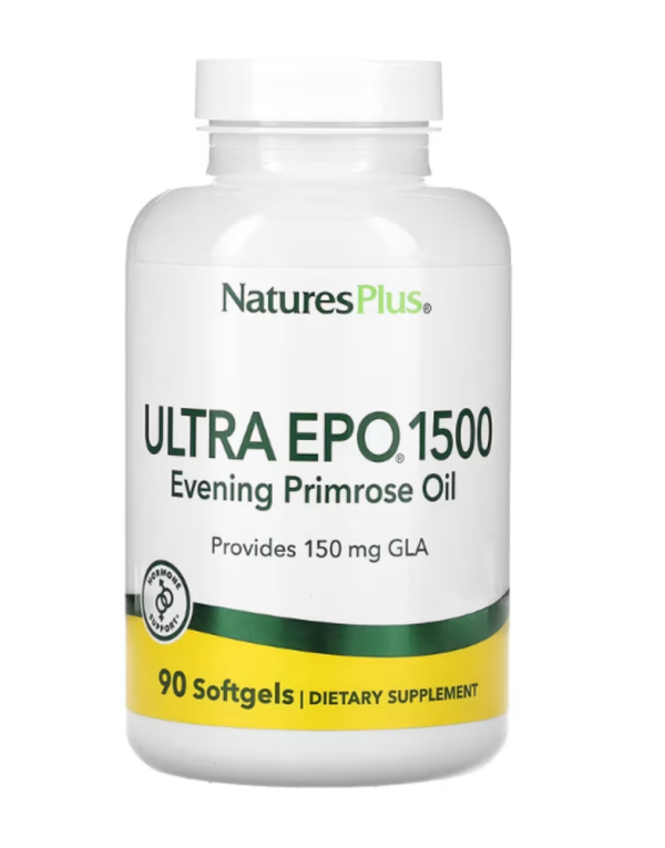 NaturesPlus, Ultra EPO 1500, Evening Primrose Oil, 90 Softgels
