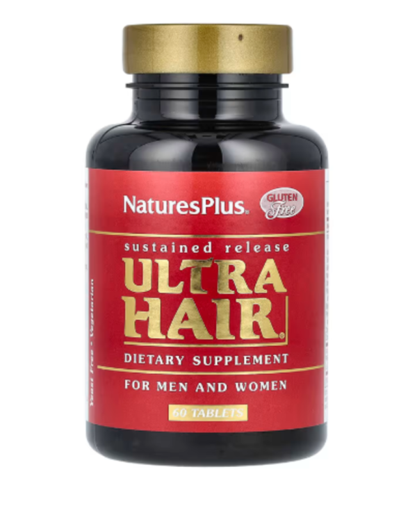 NaturesPlus, Ultra Hair, For Men & Women, 60 Tablets