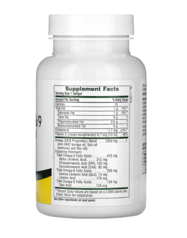 NaturesPlus, Ultra Omega 3/6/9, 60 Softgels