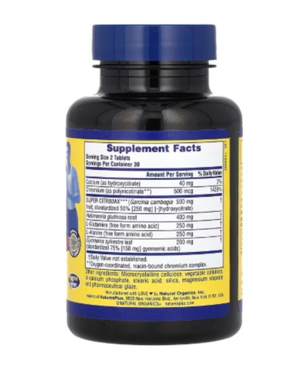 NaturesPlus, Ultra Sugar Control, Ultimate Dieter's Companion, 60 Tablets