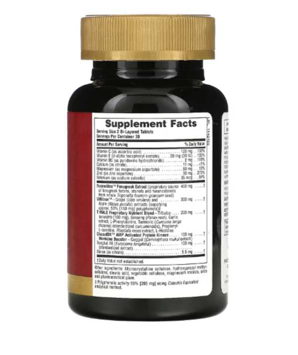 NaturesPlus, Ultra T-Male, Testosterone Boost for Men, Maximum Strength, 60 Bi-Layered Tablets