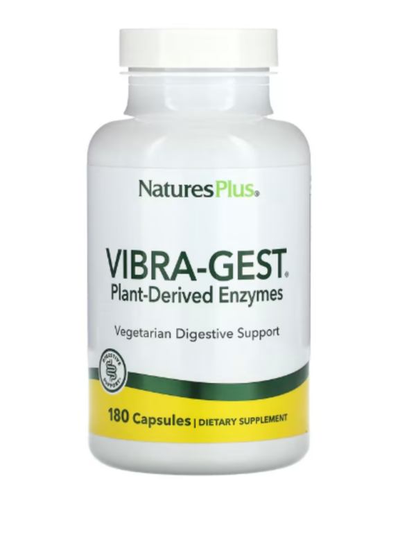 NaturesPlus, Vibra-Gest, 180 Capsules