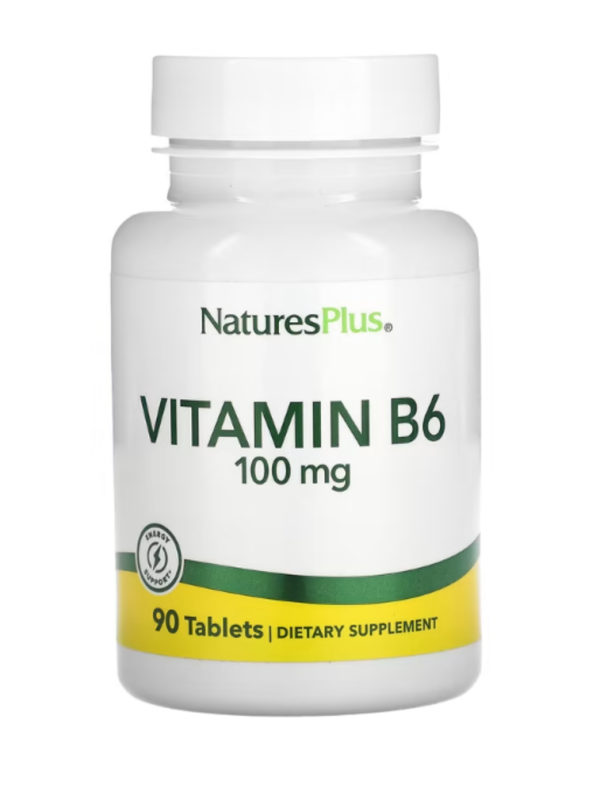 NaturesPlus, Vitamin B-6, 100 mg, 90 Tablets