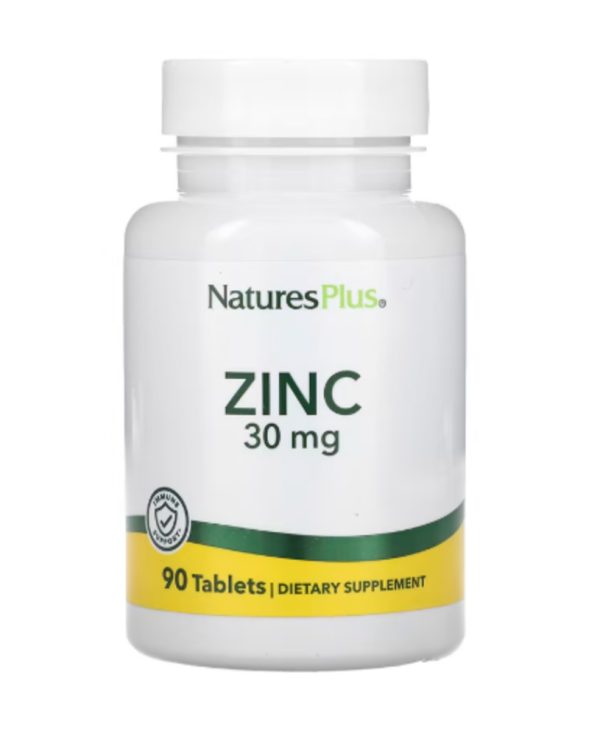 NaturesPlus, Zinc, 30 mg, 90 Tablets