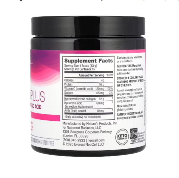 NeoCell, Super Collagen Plus with Vitamin C & Hyaluronic Acid, 6.9 oz (195 g)