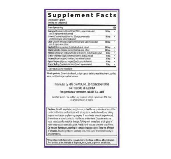 New Chapter, Zyflamend, 180 Mini Softgels