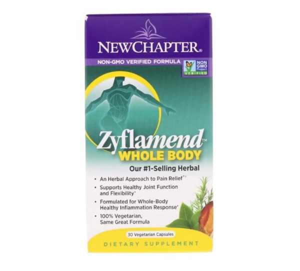 New Chapter, Zyflamend, Whole Body, 30 Vegetarian Capsules