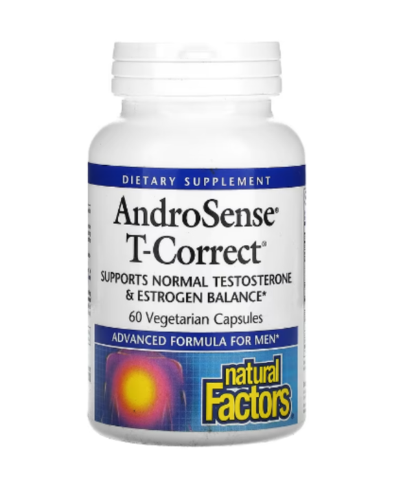 Natural Factors, AndroSense T-Correct, 60 Vegetarian Capsules