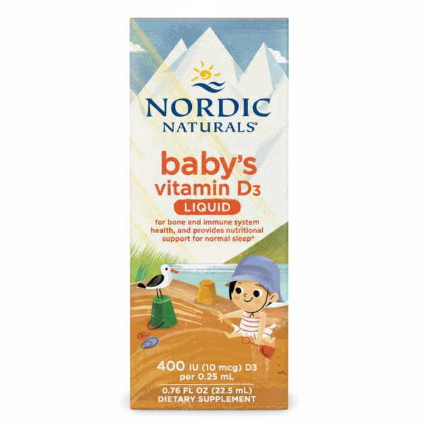 Nordic Naturals Baby’s Vitamin D3 0.76 oz 22.5 ml