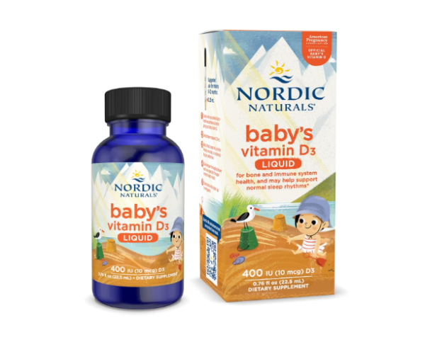 Nordic Naturals Baby’s Vitamin D3 0.76 oz 22.5 ml