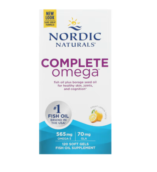 Nordic Naturals, Complete Omega, Lemon, 120 Soft Gels