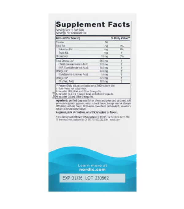 Nordic Naturals, Complete Omega, Lemon, 120 Soft Gels