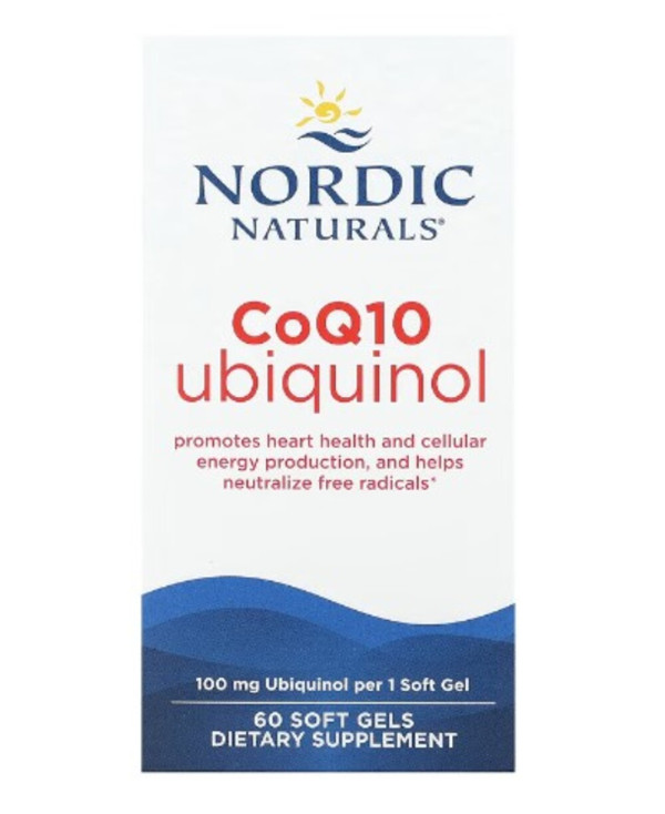 Nordic Naturals, CoQ10 Ubiquinol, 100 mg, 60 Soft Gels