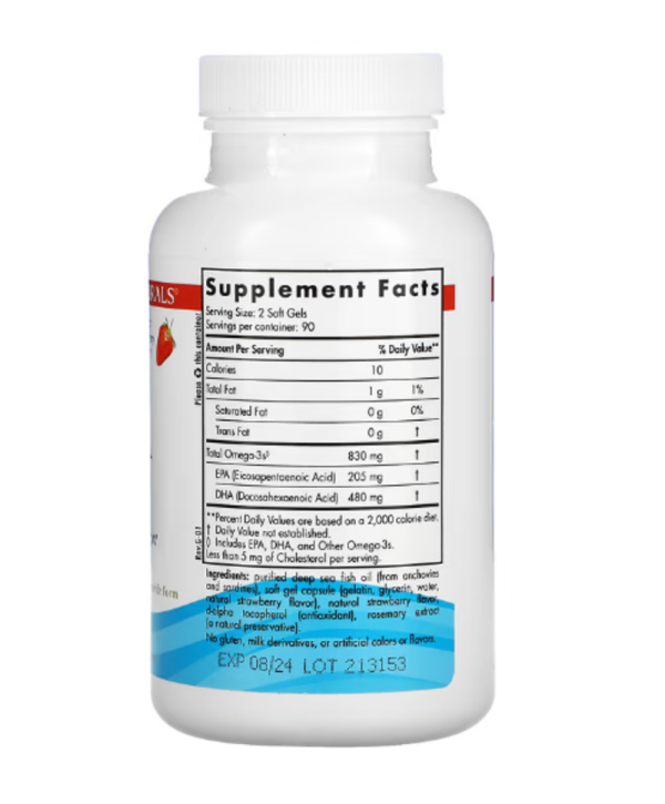 Nordic Naturals, DHA, Strawberry, 180 Soft Gels