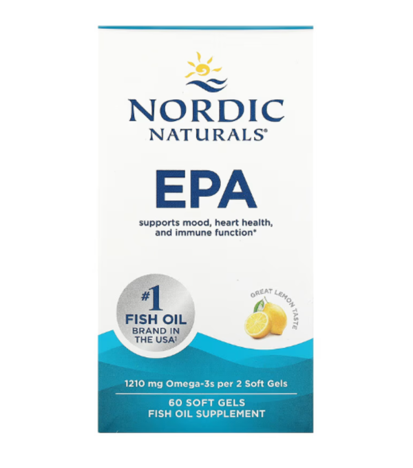 Nordic Naturals, EPA, Lemon, 60 Soft Gels