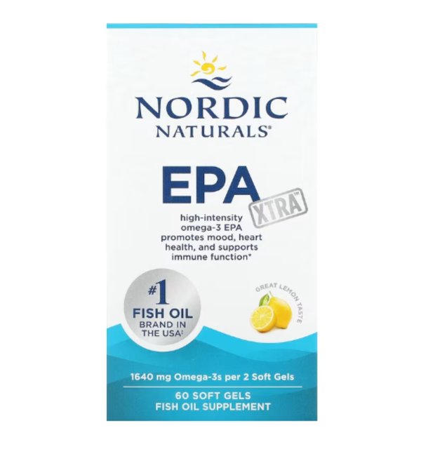 Nordic Naturals, EPA Xtra, Great Lemon, 60 Soft Gels
