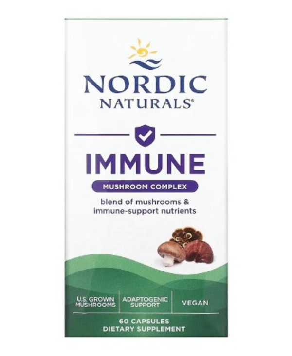 Nordic Naturals, Immune, Mushroom Complex, 60 Capsules