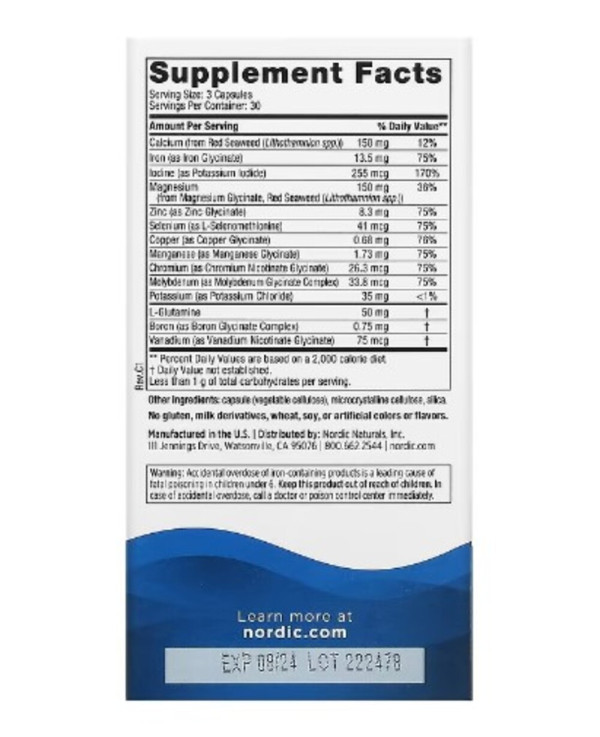 Nordic Naturals, Multi Minerals, 90 Capsules
