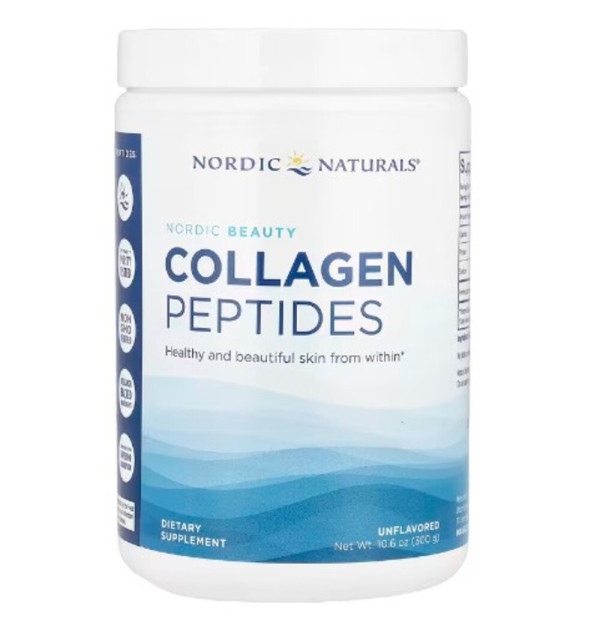 Nordic Naturals, Nordic Beauty, Collagen Peptides, Unflavored, 10.6 oz (300 g)