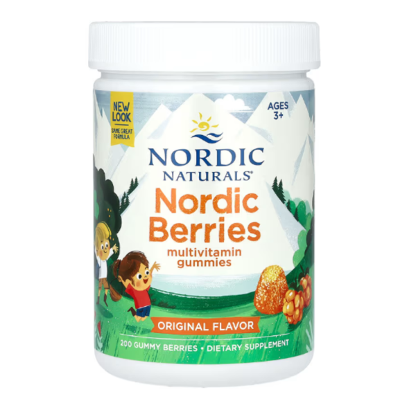 Nordic Naturals, Nordic Berries, Multivitamin Gummies, Original Flavor, 200 Gummy Berries