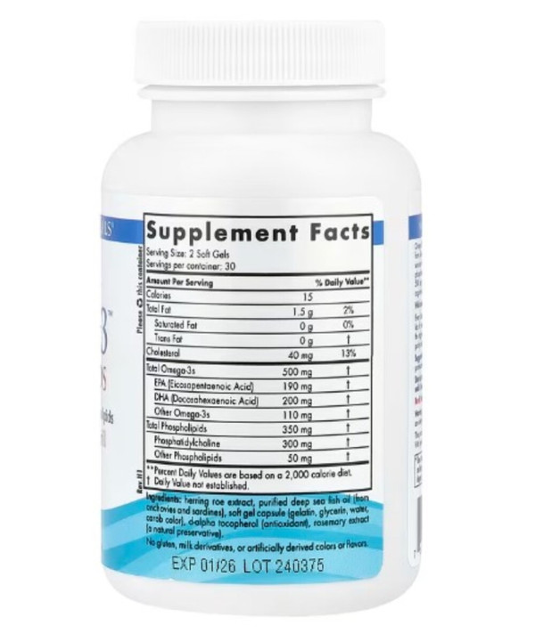 Nordic Naturals, Omega-3™ Phospholipids, 60 Soft Gels
