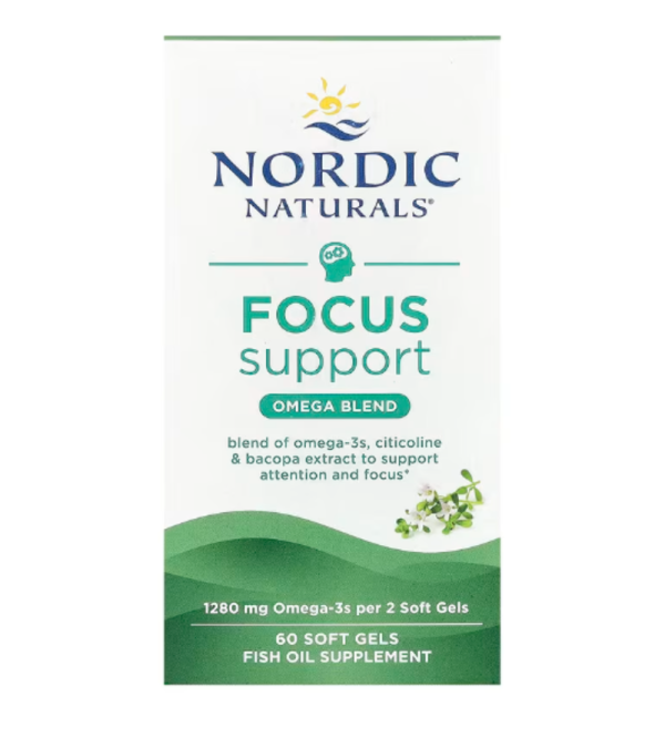 Nordic Naturals, Omega Focus, 1,280 mg, 60 Soft Gels (640 mg per Soft Gel )