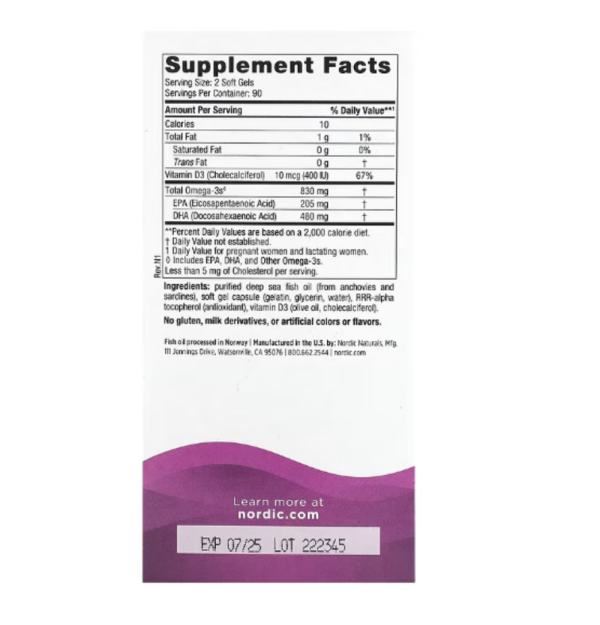 Nordic Naturals, Prenatal DHA, 180 Soft Gels