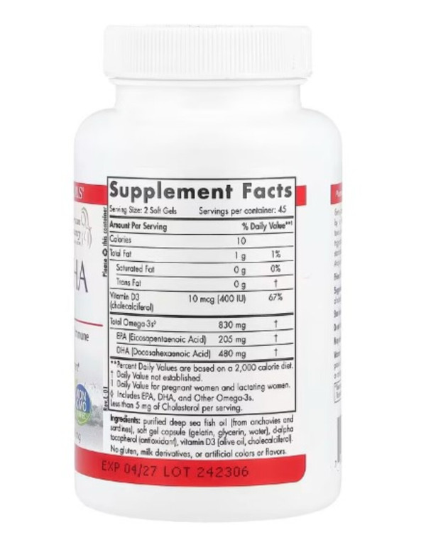 Nordic Naturals, Prenatal DHA, 90 Softgels