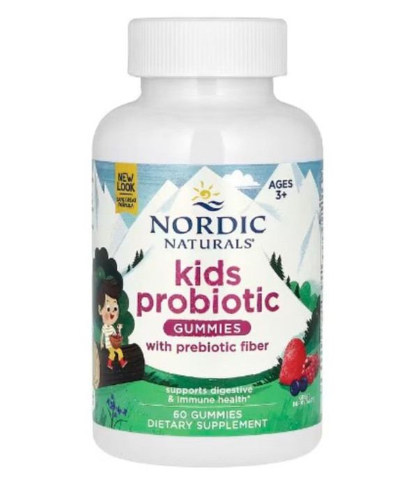 Nordic Naturals, Probiotic Gummies Kids, Merry Berry Punch, 60 Gummies