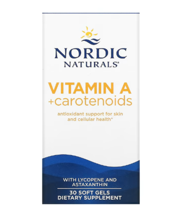 Nordic Naturals, Vitamin A + Carotenoids, 30 Softgels
