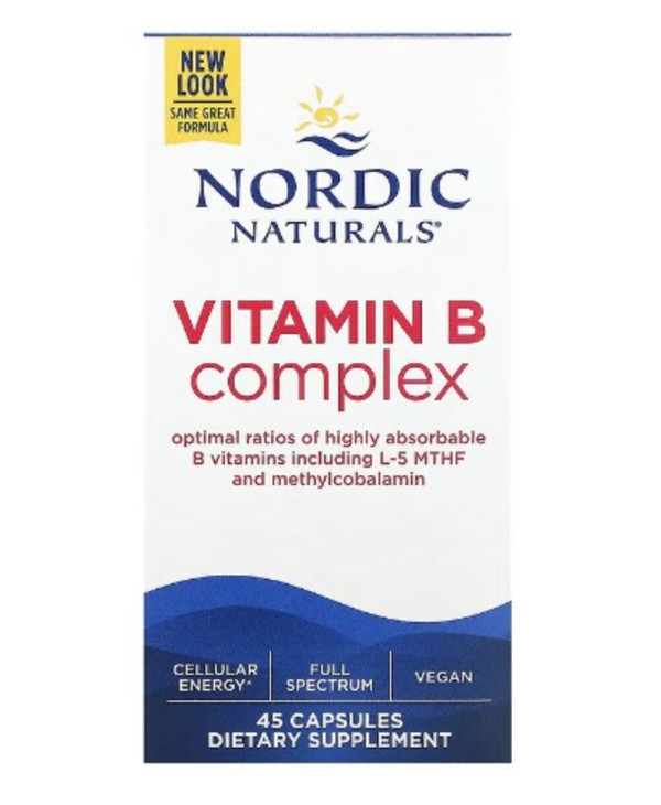 Nordic Naturals, Vitamin B Complex, 45 Capsules