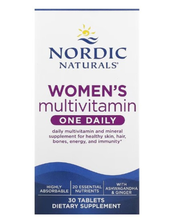 Nordic Naturals, Women's Multivitamin, One Daily, 30 Tablets