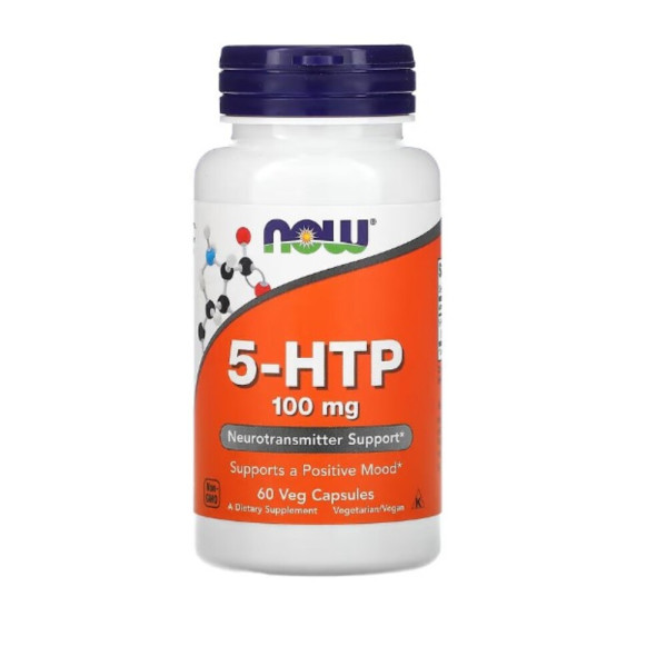 NOW Foods, 5-HTP, 100 mg, 60 Veg Capsules