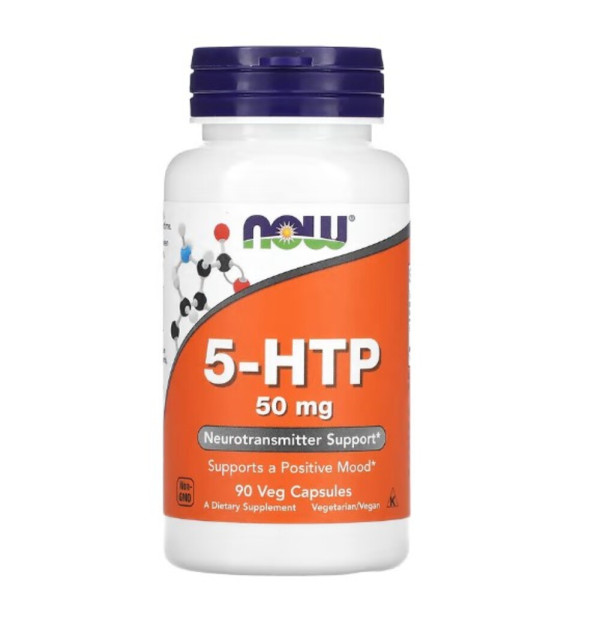 NOW Foods, 5-HTP, 50 mg, 90 Veg Capsules